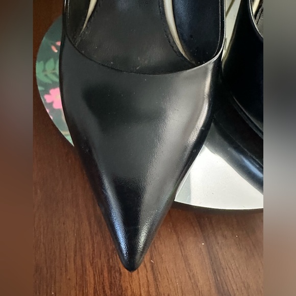 LOUIS VUITTON Pre-Loved Black Smooth Leather HEELS ❤️💃🔥 (Size 6.5 to 7) - Picture 6 of 14